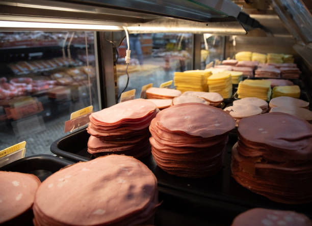 istock mortadella in window at market 2046010726