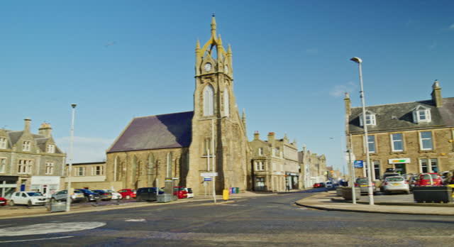 Town of Buckie, Moray, Scotland.