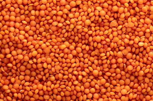 Green Red lentil background image