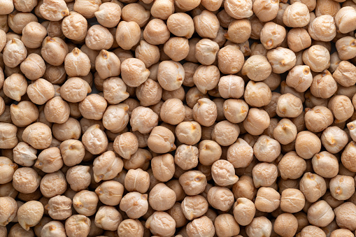 Chickpea grains background image