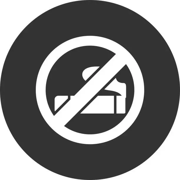 Vector illustration of Smoking Area Icon