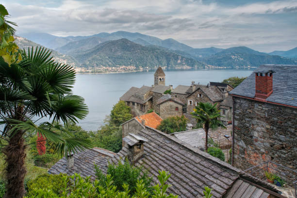 istock Carmine Superiore on Lago Maggiore in Italy 2046149861