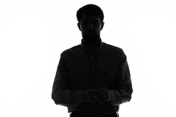 istock black silhouette of a man on a white background cropped view model 2046220080
