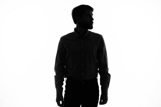 istock black silhouette of a man on a white background cropped view model 2046221589