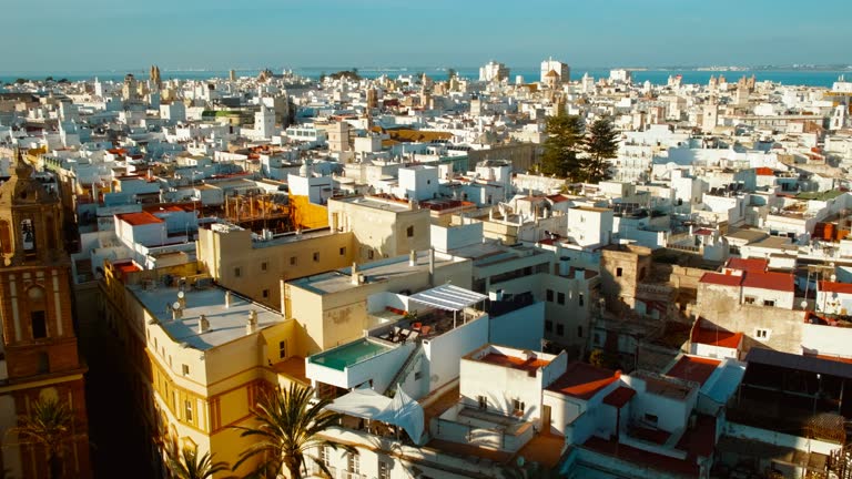 Cadiz panoramic view, Cadiz, Andalusia, Spain