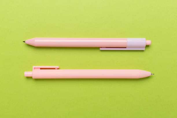 istock Pastel coloured pens on color backgroung, top view 2046371095