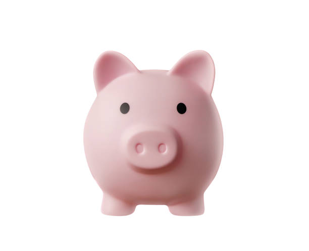 istock pink piggy bank on a white background 2046436409