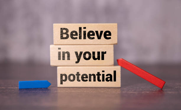 istock Believe In Your Potential , inspiration quotes concept 2046546544
