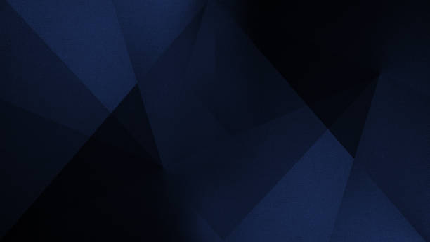 Black dark deep navy blue abstract pattern background. Geometric shape. Line triangle corner fold mosaic diamond polygon 3D. Gradient, shadow. Grain rough noise. Design. Template. Minimal. Blank. Black dark deep navy blue abstract pattern background. Geometric shape. Line triangle corner fold mosaic diamond polygon 3D. Gradient, shadow. Grain rough noise. Design. Template. Minimal. Blank. high quality technology stock pictures, royalty-free photos & images