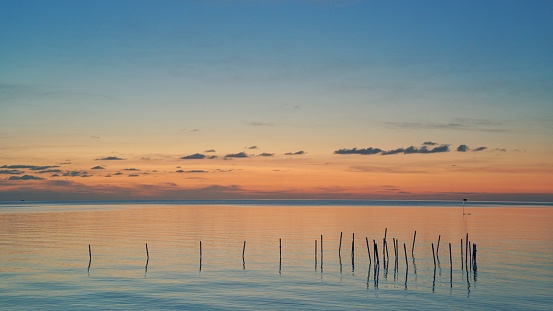 Lagoon of Rangiroa in the Tuamotu archipelago