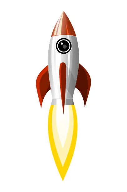 Vector illustration of rocket