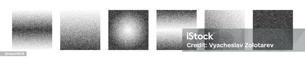 Gradient Squares Of Grains Noisy Figures Patterns With Tone Transitions ...