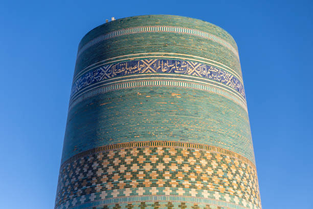 Kaltaminor memorial minaret, Khiva, Uzbekistan