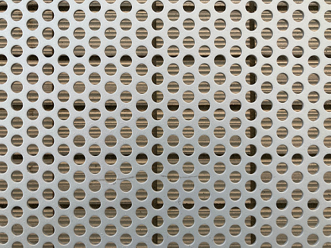 Background of Perforated Steel Sheet