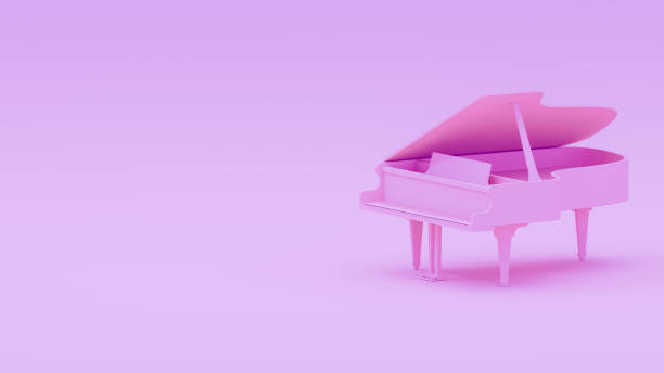 istock Grand piano isolated pink 2046988972
