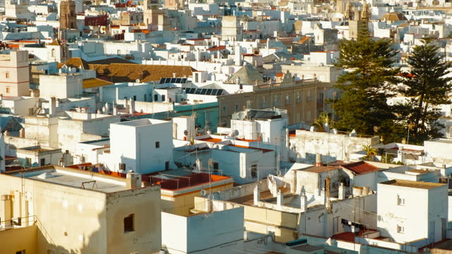 Cadiz panoramic view, Cadiz, Andalusia, Spain