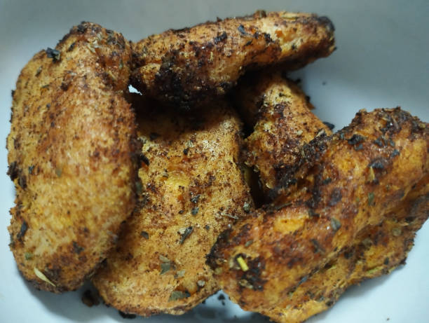 istock golden air-fried chicken nuggets with herbs 2047140426
