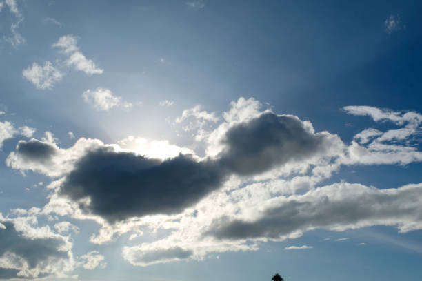 Clouded sun shot in Delft