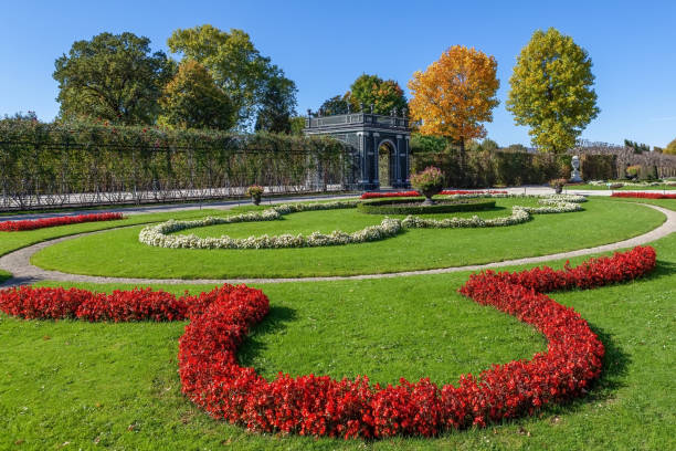 istock Flower arrangements in the park 2047192154