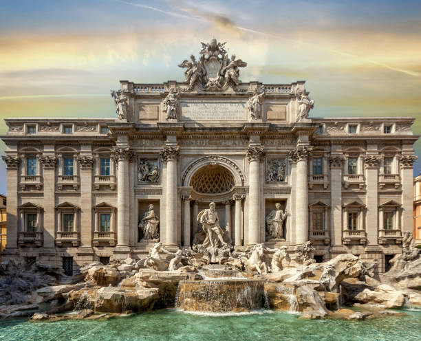 istock World famous fountain in Rome 2047195869