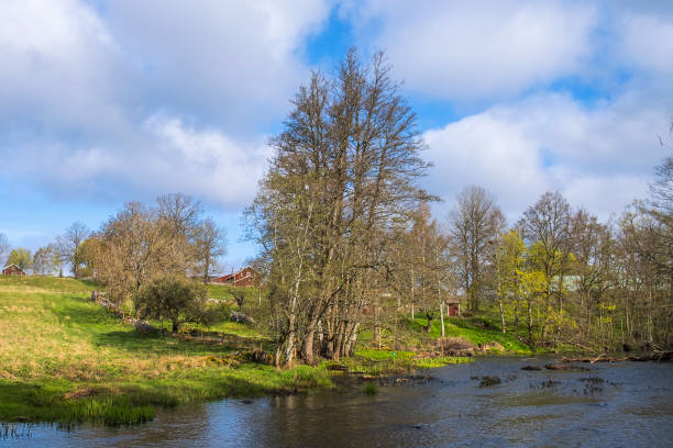 istock River valley in a rural landscape at springtime 2047278627