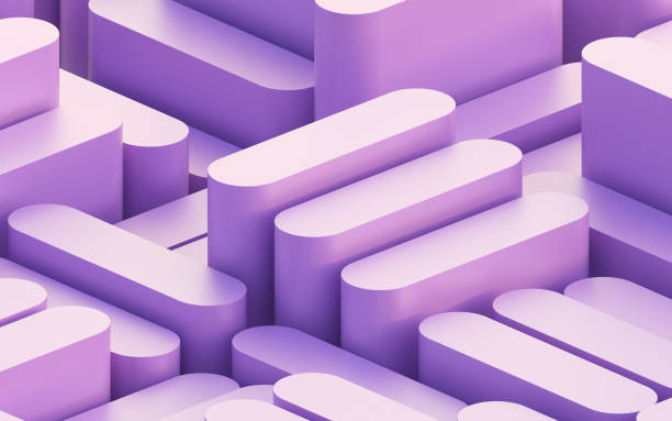 istock Minimal abstract mockup background for product presentation. Purple blending gradient podium. 3d render illustration. 2047346618