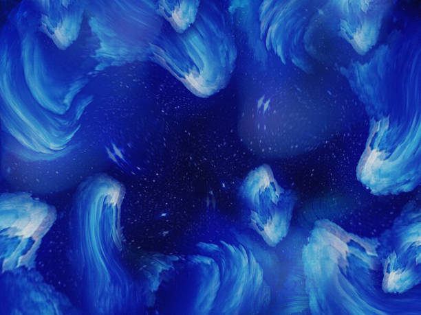 istock blue color abstract background with wavy texture and lines. 2047395056