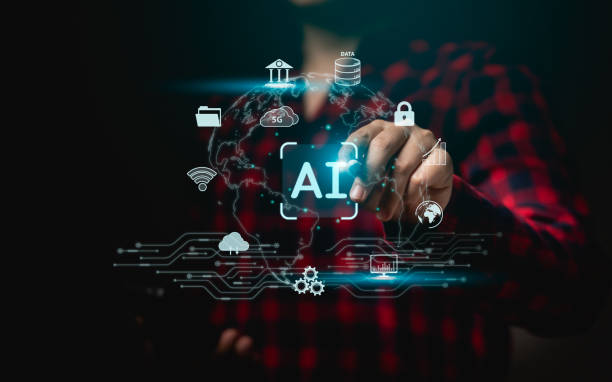 istock Woman use pen touch virtual digital Ai network chain. Digital transformation change management, internet of things, smart Ai technology, IoT concepts business icons smart Internet of Things. 2047410527