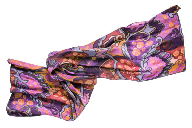 istock Purple scarf isolated 2047449015