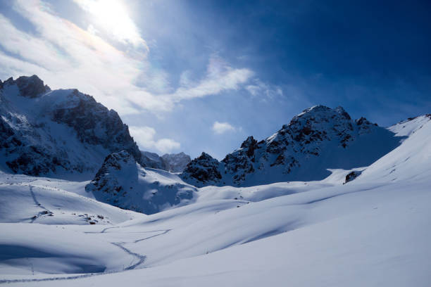 istock Landscape in Trans-Ili Alatau on a winter day. 2047456535