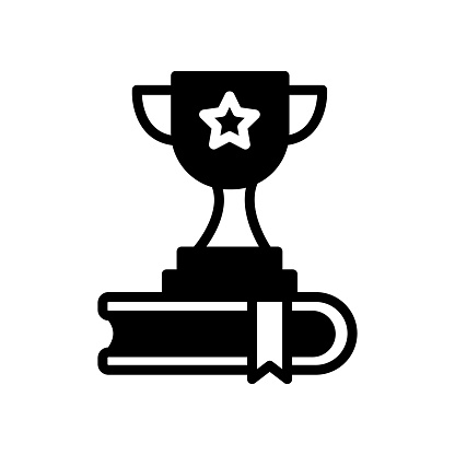 Book Award icon in vector. Logotype