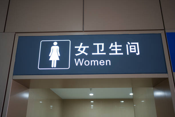 Women's restroom sign