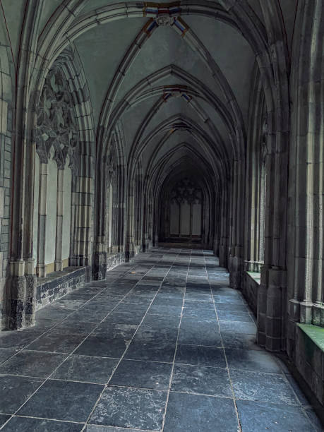 istock Interior of a Gothic cathedral in the Netherlands 2047515543