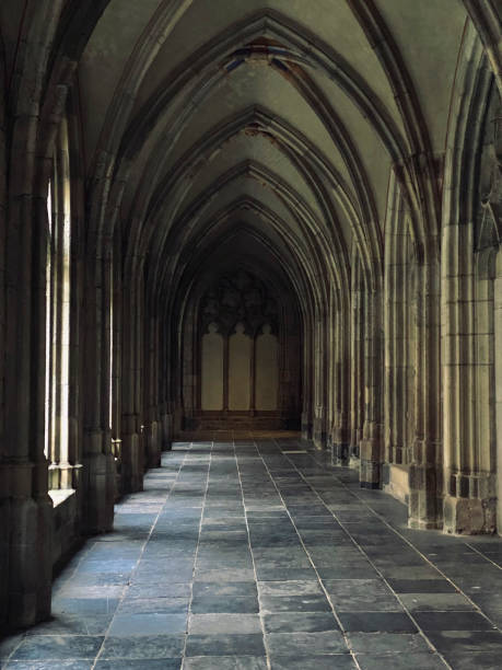 istock The arched vault in the Gothic cathedral 2047515559