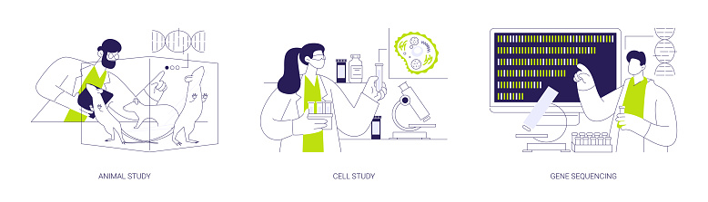 Research Lab Abstract Pattern Lab Research Abstract Concept Vector Illustrations Stock Illustration ...