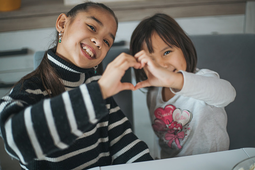 Two sisters enjoy a day together