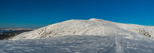 Durkova hill in Nizke Tatry mountains and Zapadne Tatry mountains in Slovakia Durkova hill in Nizke Tatry mountains and Zapadne Tatry mountains in Slovakia during beautiful winter day durkova stock pictures, royalty-free photos & images