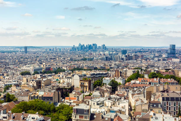 istock Skyline Paris with La Defense 2047635941