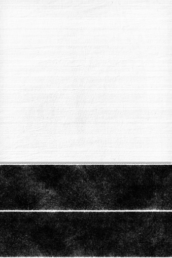 Smudged black color stripe of paint leaving copy space white wooden texture background with wood grain. Apt for abstract modern art backdrops, wallpaper, artistic slides templates