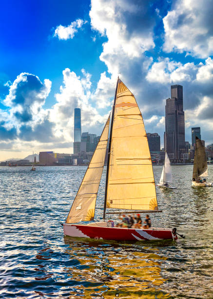 istock Sailboats on Victoria Harbor 2047720393