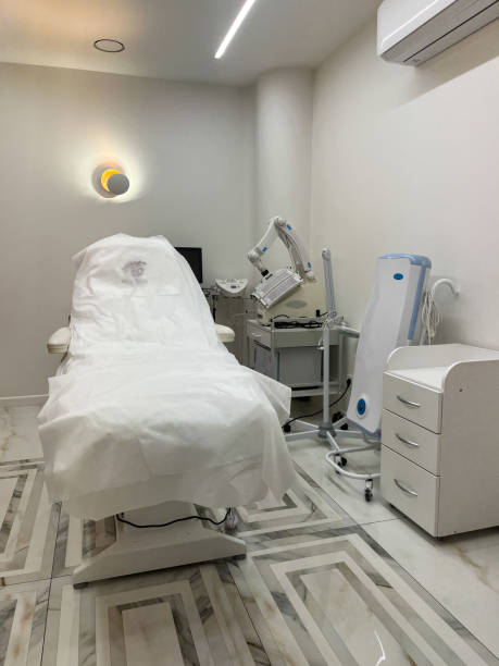 istock an operating room with a patient's bed, printer and scanner 2047727777