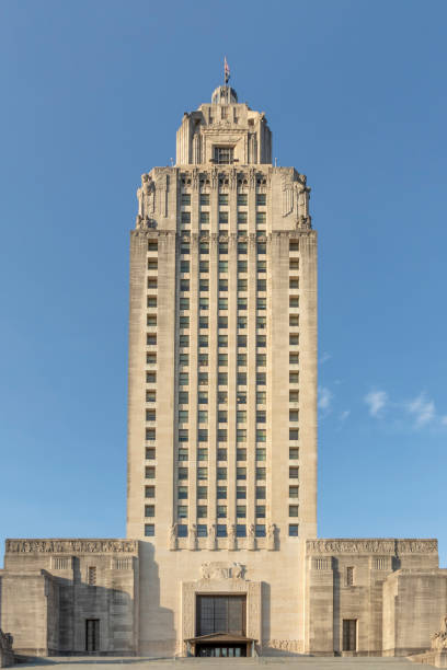 istock Louisiana state capitol tower in Baton Rouge 2047753683