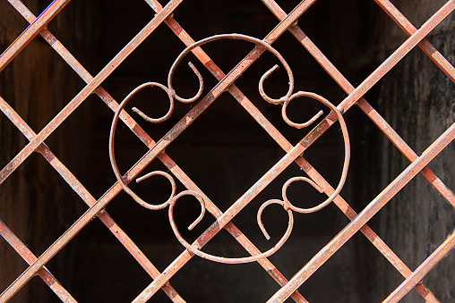 Beautiful design of wrought iron gate