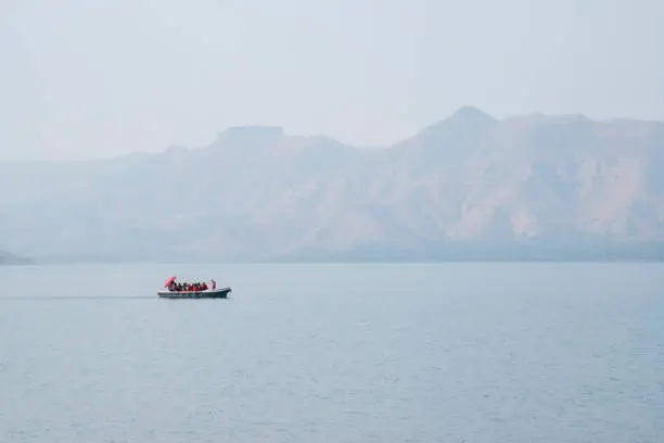 Photo of Tourist boat riding in the lake