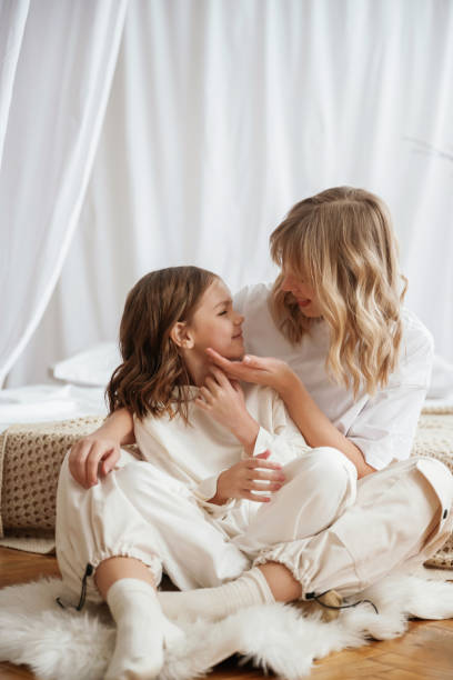 istock Mother with daughter are at home together 2047758622