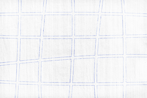 Abstract checkered pattern dividing the empty blank white wooden textured board horizontal background into many blocks or several partitions or sectors
