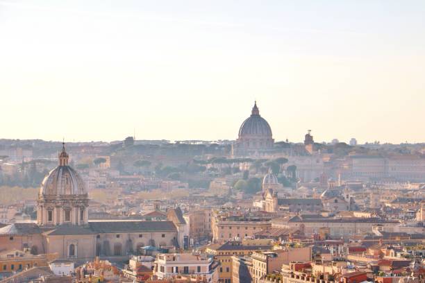 istock Panorama View of Rome Skyline 2047880401
