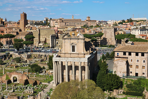 The ancient ruins of rome