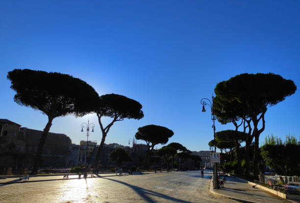istock Via dei Fori Imperiali, Colosseum, Rome 2047893341