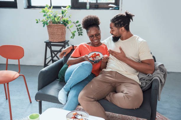 istock Enjoying time together at their new home 2047948380